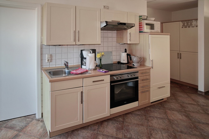 Ferienwohnung in Rerik - Ferienwohnung/Appartement Seemöwe (Rerik) - Küchenzeile