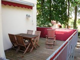 Ferienwohnung in Rerik - Haus am Meer - Großer Balkon mit Blick Richtung Meer