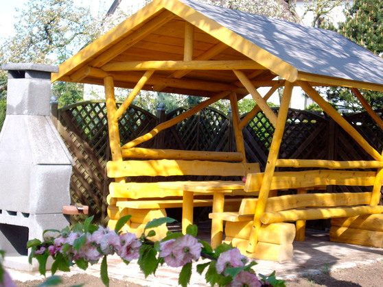 Ferienhaus in Rerik - Sischka - Grillecke im Garten