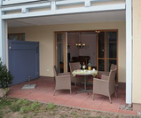 Ferienwohnung in Rerik - Klippenmöwe - Terrasse Südseite